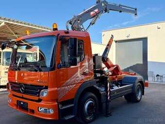 MERCEDES-BENZ ATEGO 1218 HÁKOVÝ NOSIČ HYDRAULICKÁ RUKA - 1