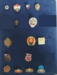 Zbierka vojenských odznakov + dekréty DOPLNENÉ a UPRAVENÉ CE