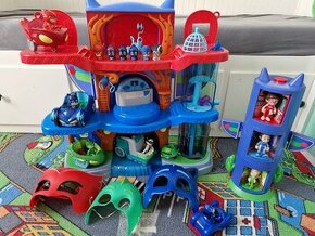 PJ Masks - Veľká a malá veža, autíčka, masky