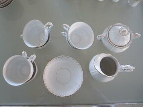 Starožitná porcelánová čajová súprava - 1