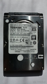 HDD 500GB, 2,5"