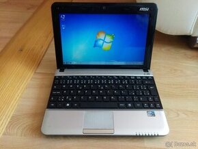 predám polofunkčný netbook MSI U135