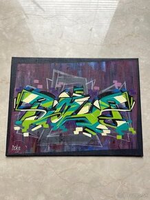 DOKE graffiti obraz