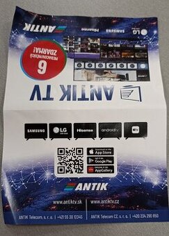 Kupon Antik TV na 6 mesiacov formou voucher - 1