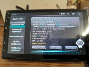 Univerzalne Android Autoradio 8/128 GB 8 Jadro 2.2 GHz - 1