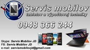 Servis mobilov, odblokovanie telefonov