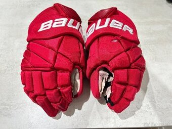 ✅ TOP RUKAVICE BAUER VAPOR 1 X PRO LITE č. 14 - 36 CM - RED✅