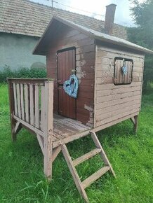 Záhradný drevený domček pre deti