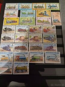 predám poštové známky - vlaky - Togolaise