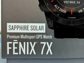 Garmin Fenix 7x sapphire Solar - 1