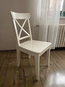 Jedalenske stoličky IKEA biele 4ks 20€/ks - 80€ všetky