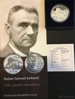 2018/10€ Dušan Samuel Jurkovič – 150.výročie narodenia-PROOF