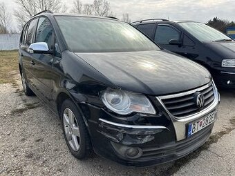 Predám vw touran, 1,9tdi, búrané - 1