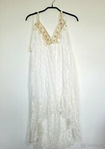 dámske biele letné šaty