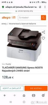 Tlačiareň samsung