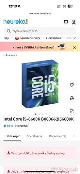 Intel I5-6600k