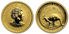 Zlata minca 1/10 oz 15dollar Kangaroo 2019