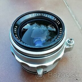 Carl Zeiss FLEKTOGON 2.8/35, stříbrný, TOP stav