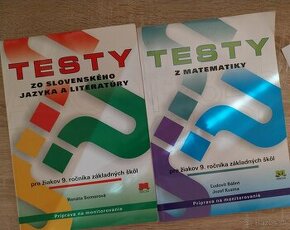 TESTY Z MATEMATIKY a SLOVENSKÉHO JAZYKA 9.roč