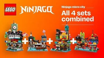 lego komplet set 4ks - ninjago micro city