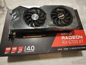 Asus Dual RX 6700 XT 12gb vo fóliach