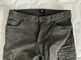 obtiahnuté sivé pánske nohavice - 1