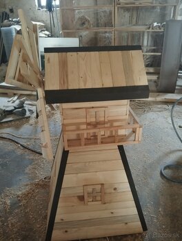 Záhradný drevený mlyn - 1