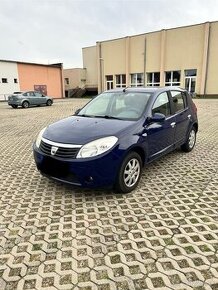 Dacia Sandero 1,4 MPI - r.v. 2009, modrá farba