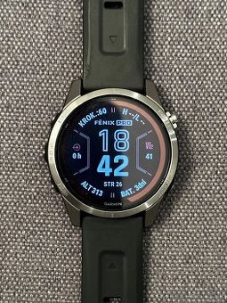 PREDAM GARMIN FENIX 7S PRO SOLAR - PERFEKTNY STAV, REMIENKY