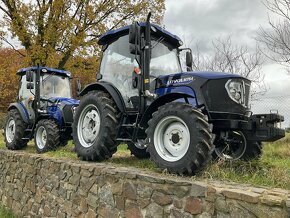 Traktor LOVOL M754, o výkonu 75 HP s kabinou