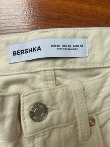 Jeansy Bershka béžové 38 - 1