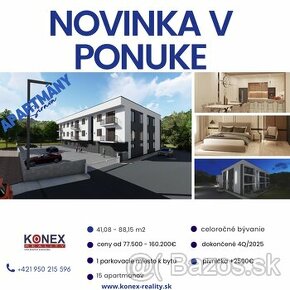 NOVINKA NA TRHU Nové APARTMÁNY na Zemplínskej Šírave