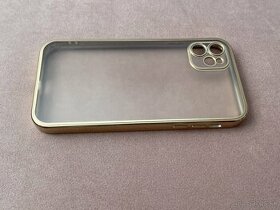 Obal na telefón iPhone 11 - silikónový zlatý