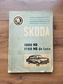 Škoda 1000MB - katalóg