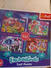 Puzzle Trefl -Enchantimals, 4in1, 4+ - 1