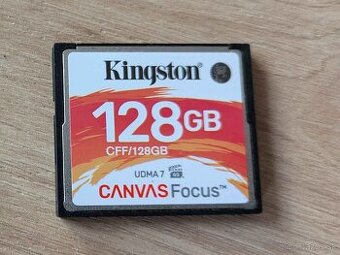 Kingston 128 GB rýchlosť 150 Mb/s - Cf karta - znížená cena