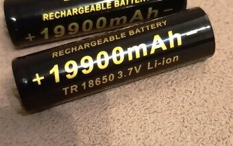 Nabíjateľná batéria 18650, Li-ion, 3.7 V, 19900 mAh