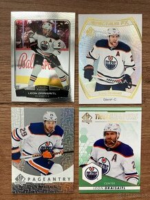 Hokejové kartičky - LOT 14 kusov Edmonton Oilers.