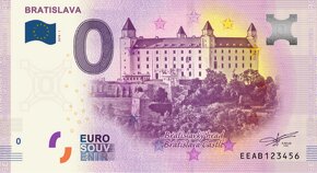 0 euro souvenir bankovky