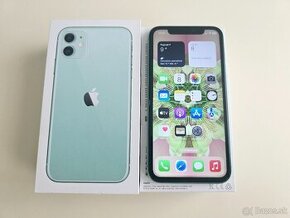 APPLE IPHONE 11 256GB GREEN ,Baterka 100%