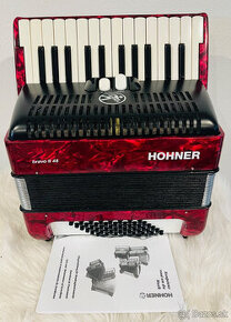 Predám akordeón Hohner Bravo II 48 basový - kvalitný nemecký