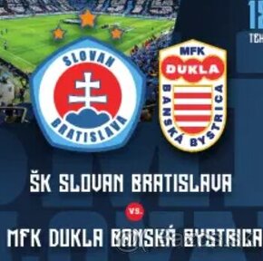 Vstupenky SK Slovan Bratislava - MFK B. Bystrica - TRIBUNA B