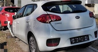 Kia Ceed 1.6 2016 predám PIATE DVERE, NÁRAZNÍK ZADNÝ, MOTOR