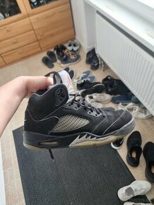 Nike Air Jordan 5 metallic black