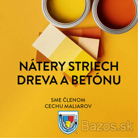 Nátery striech-dreva-betónu