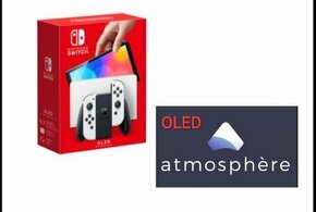 Nintendo Switch OLED WHITE AMS Atmosphère/Hekate.