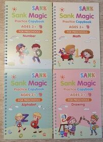 SANK MAGIC COPYBOOK (4 knižky s perom) - ZNÍŽENÁ CENA