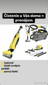 Prenájom profesionálneho tepovača Kärcher puzzi 10/1