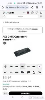 Predam DMX pult ADJ operator 1