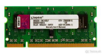 Kingston SO-DIMM 1GB DDR2 +NT512T64UH8B0FN 512mb